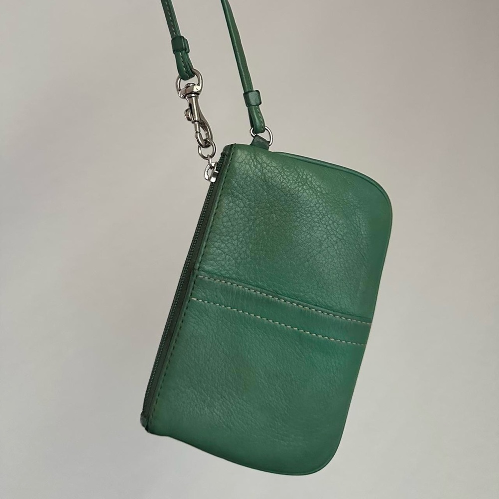 Coach Green Leather wrislet